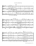 Come, Thou, Almighty King (ITALIAN HYMN) String Quartet scores gallery preview page 5