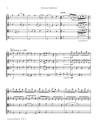 Christmas Meditation String Quartet scores gallery preview page 6