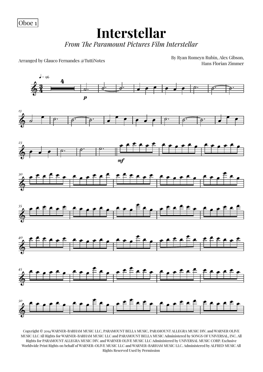 Interstellar Woodwind Duet - Digital Sheet Music page 4