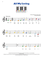 Piano-by-Color – The Beatles Piano scores gallery preview page 6