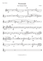 Cape Promenade Clarinet Quintet scores gallery preview page 5