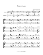 Rock of Ages, for Clarinet and Trombone Clarinet scores gallery preview page 3