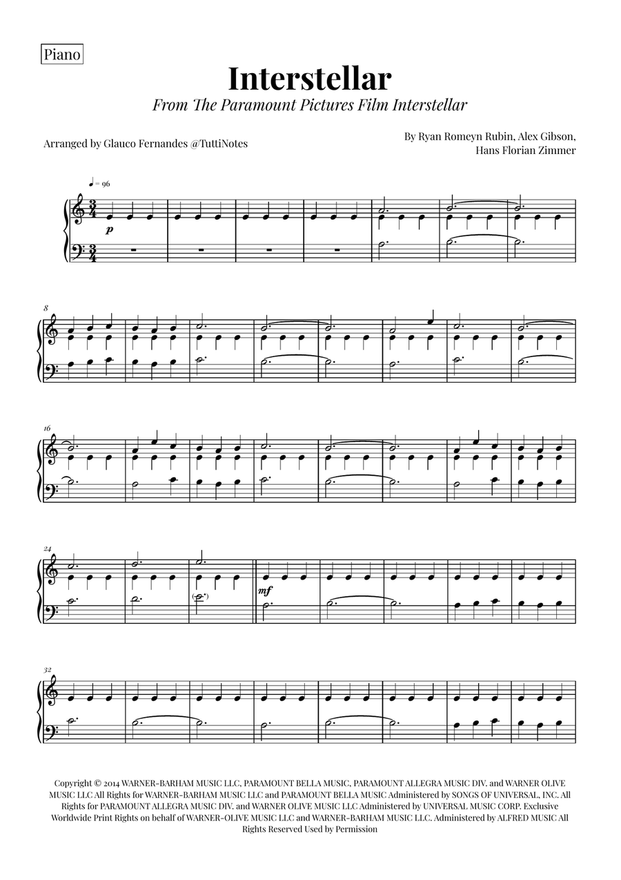 Interstellar Viola - Digital Sheet Music page 5