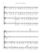 Jesus Calls Us O'er The Tumult - S. A. T. B. A Cappella 4-Part scores gallery preview page 3