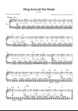 Ring Around the Rosie - Solo Piano in A Major With Chords & Lyrics - Beginner?