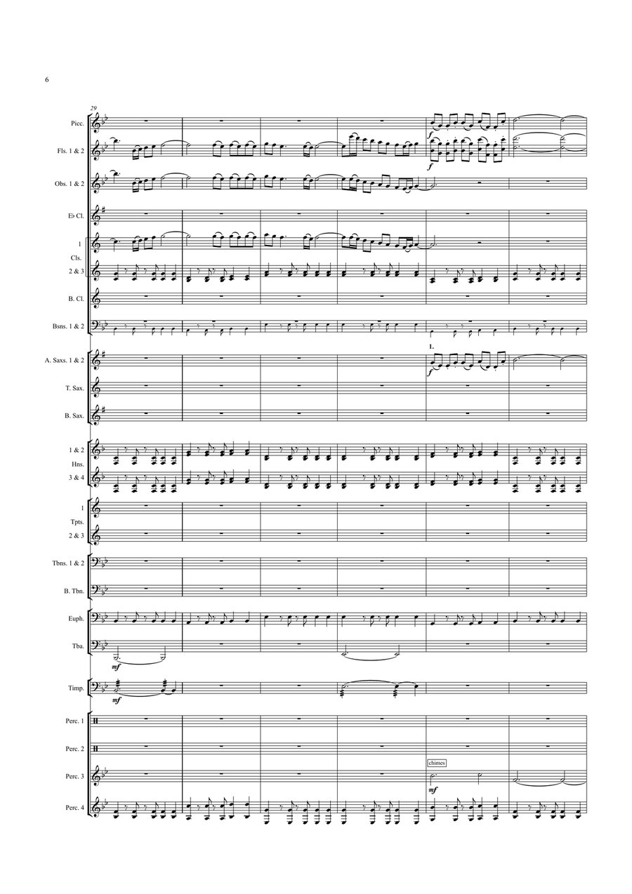 Gold From the Earth Concert Band - Sheet Music page 7