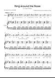Ring Around the Rosie - Violin & Piano in A Major With Chords & Lyrics - Beginner?