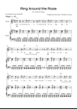 Ring Around the Rosie - Violin & Piano in G Major With Chords & Lyrics - Beginner?