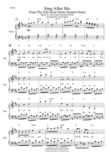 Sing After Me