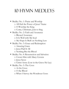 10 Hymn Medleys (Alto Sax Duet with Piano Accompaniment) Woodwind Duet scores gallery preview page 3