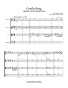 Cradle Song [ARISE (RESTORATION)} String Quartet scores gallery preview page 3