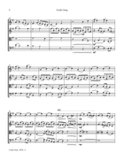 Cradle Song [ARISE (RESTORATION)} String Quartet scores gallery preview page 4