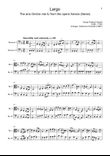 G. F. Händel – Largo from Xerxes, Bassoon Duet.