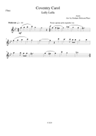Coventry Carol - Lully Lulla Full Orchestra scores gallery preview page 3