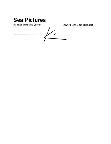 Elgar: Sea Pictures (Arr. Voice and String Quartet)