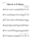 March in D Major