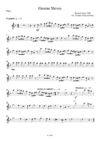 Greensleeves (Greene Sleves) Full Orchestra scores gallery preview page 6