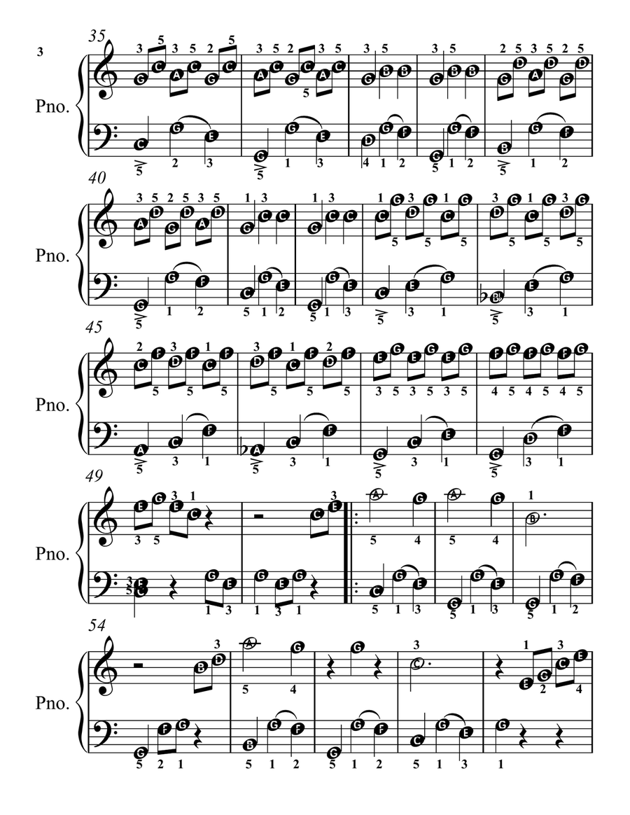 Skater's Waltz Easy Piano Sheet Music Combo by Emile Waldteufel Piano Method - Digital Sheet Music page 6