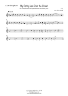 The Scottish Collection Vol. 1 for 2 saxophones (with optional tenor saxophone part) Saxophone Duet scores gallery preview page 4
