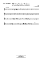 The Scottish Collection Vol. 1 for 2 saxophones (with optional tenor saxophone part) Saxophone Duet scores gallery preview page 6