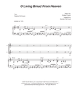 O Living Bread From Heaven (Vocal Trio - (SAB)