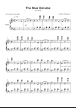 The Blue Danube - Solo Piano in F Major