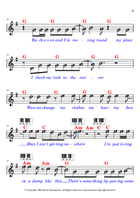 Dancing In The Dark Piano scores gallery preview page 3