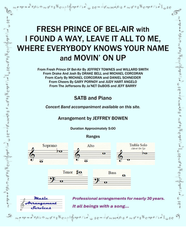 Medley: Fresh Prince Of Bel-Air with I Found A Way, Leave It All To Me, Where Everybody Knows You...