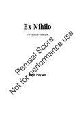 Ex Nihilo