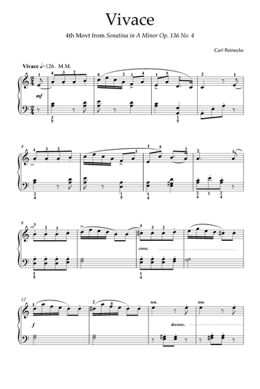 Vivace - Carl Reinecke
