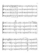 Finale from Symphony no. 3 (excerpt) String Quartet scores gallery preview page 3