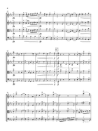 Finale from Symphony no. 3 (excerpt) String Quartet scores gallery preview page 4