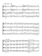 Finale from Symphony no. 3 (excerpt) String Quartet scores gallery preview page 6