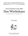 SCHUBERT: Das Wirthshaus, D. 911 no. 21 (transposed to E major)