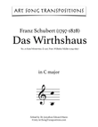 SCHUBERT: Das Wirthshaus, D. 911 no. 21 (transposed to C major)