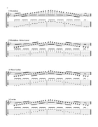 Mastering Modes: 3 Note per String Shapes in All Major Keys Theory Worksheets scores gallery preview page 4