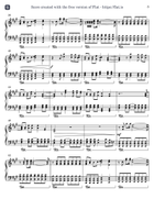 Somewhere Only We Know Piano Solo scores gallery preview page 3