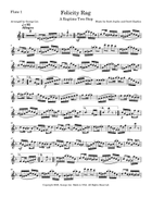 Felicity Rag Flute Quartet scores gallery preview page 4