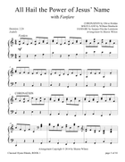 Classical Hymn Blends, BOOK 1 (A Collection of 14 Piano Solo Medleys) Piano Solo scores gallery preview page 5