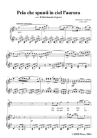 Cimarosa-Pria che spunti in ciel l'aurora,in G Major Piano, Vocal scores gallery preview page 3