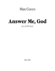 Answer Me, God