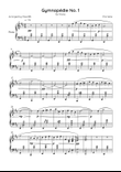 Gymnopédie No. 1 - Solo Piano in D Major