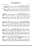Gymnopédie No. 1 - Solo Piano in E Major
