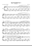 Gymnopédie No. 1 - Solo Piano in F Major
