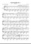 Gymnopédie No. 1 - Solo Piano in G Major