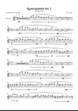 Gymnopédie No. 1 - Solo Alto Sax in Bb Major