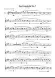 Gymnopédie No. 1 - Solo Flute in E Major