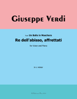 Re dellabisso, affrettati, by Giuseppe Verdi, in c minor