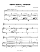 Re dellabisso, affrettati, by Giuseppe Verdi, in c sharp minor Piano, Vocal scores gallery preview page 3