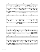 Just What I Needed Piano, Vocal scores gallery preview page 4